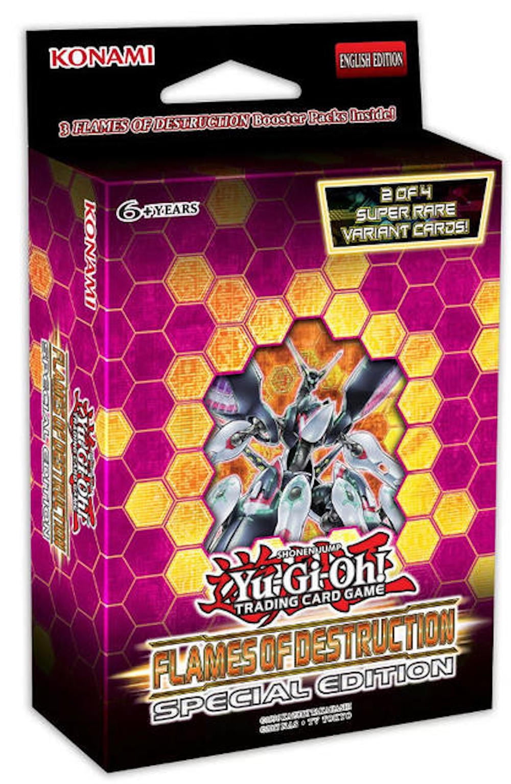遊戯王　FLAMES OF DESTRUCTIONシュリンク付き 3ボックス Flames of Destruction Deck - TCG accessories for hobby shops