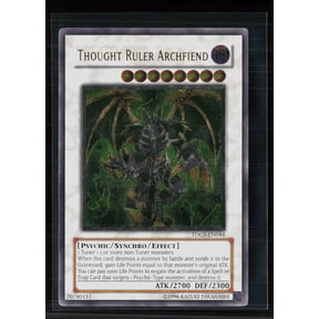 Yu-Gi-Oh! Thought Ruler Archfiend Ultimate Rare Synchro 1st Edition Duelist Genesis Lightly Played