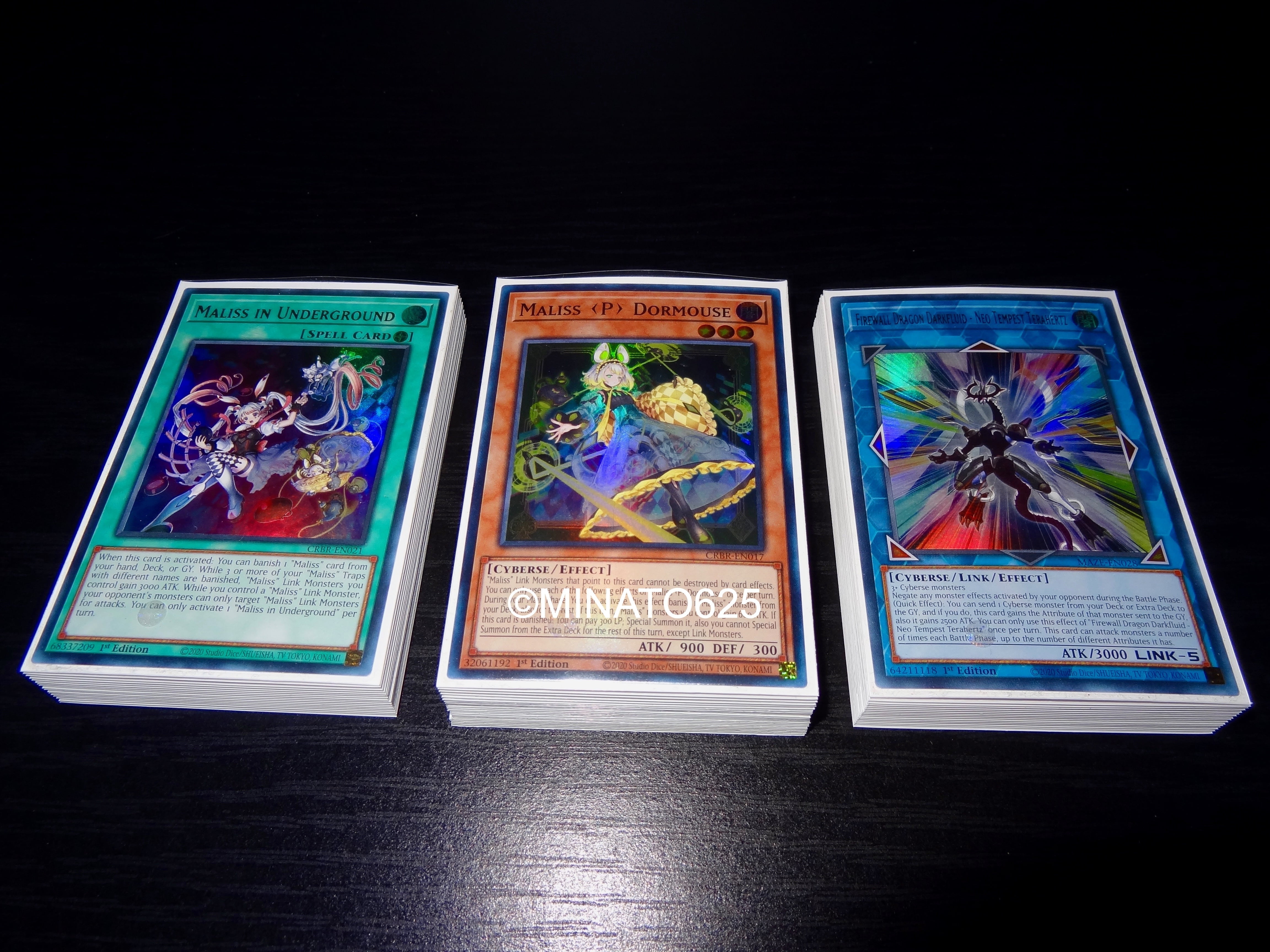 Yu-Gi-Oh! Maliss Deck - Tournament Ready, Includes Sleeves & Deck Box, Firewall Terahertz