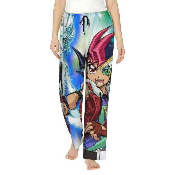 Yu-Gi-Oh Women's Pajama Pants Lounge Daily Novelty Cozy Sleep Bottoms Pants Sleepwear With Pockets
