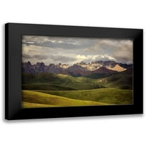 Yu, James 14x11 Black Modern Framed Museum Art Print Titled - Tibetan Plateau