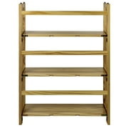 Yu Shan CO USA Ltd 330-20 3 Tier Folding Bookcase Natural