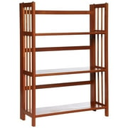 Yu Shan CO USA Ltd 330-24 3 Tier Folding Bookcase Espresso