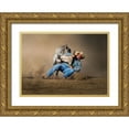 thumbnail image 1 of Yu Wu, Irene 18x14 Gold Ornate Wood Framed with Double Matting Museum Art Print Titled - Strength Matching, 1 of 4