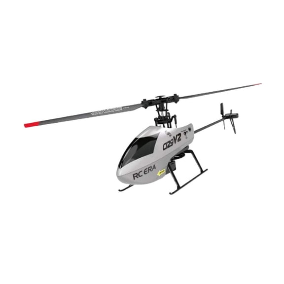 Yu Xiang C129 V2 Flybarless Helicopter w/ 6-Axis Gyro and Altitude Control, Silver, 52g