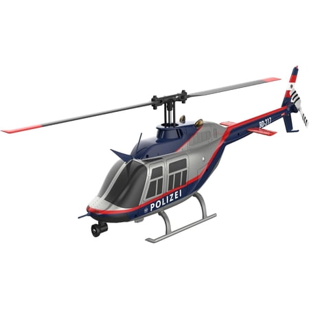 Yu Xiang RC ERA 4CH C138 Bell206 Gyro Stabilized RC Helicopter 1/33 Scale 100 Size with Upgraded Transmitter, RTF (3 servos) Ready to Fly for Adults, Beginners (Polizei (YX-C138-RTF-P))
