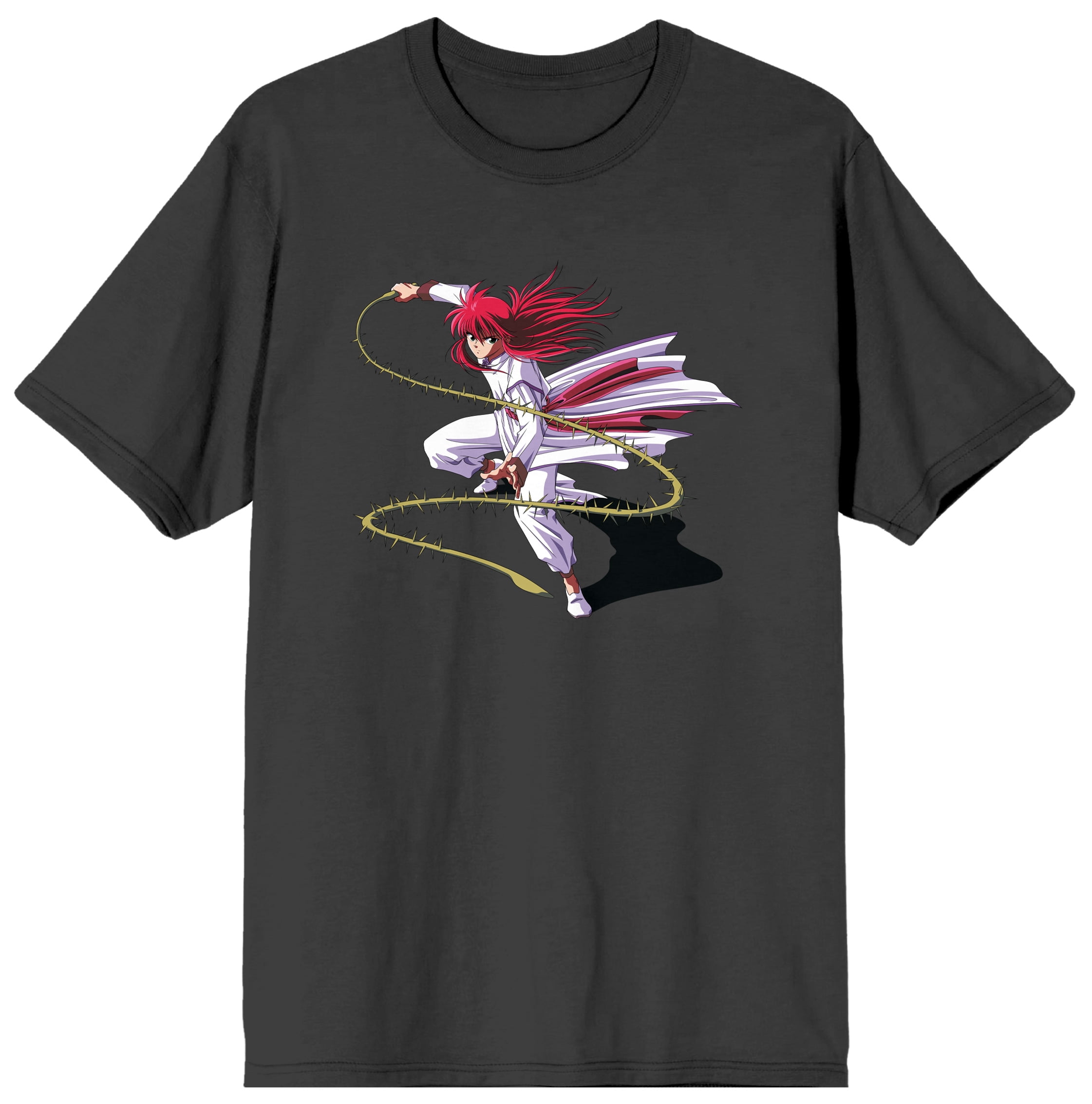Yu Yu Hakusho Yoko Kurama Character Men s Charcoal Graphic Tee