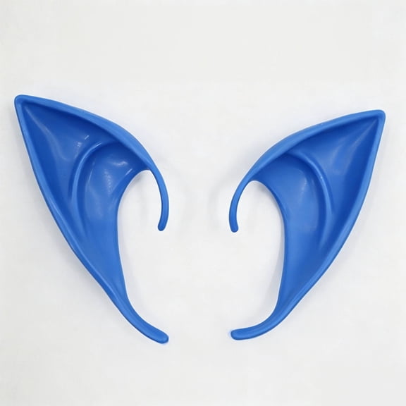 YuCaiWen,Halloween Decor,Halloween Costumes,Elf Ears,Fairy Ears,2pcs Ears Soft Pointed Ears Elven Masquerade Ears Makeup
