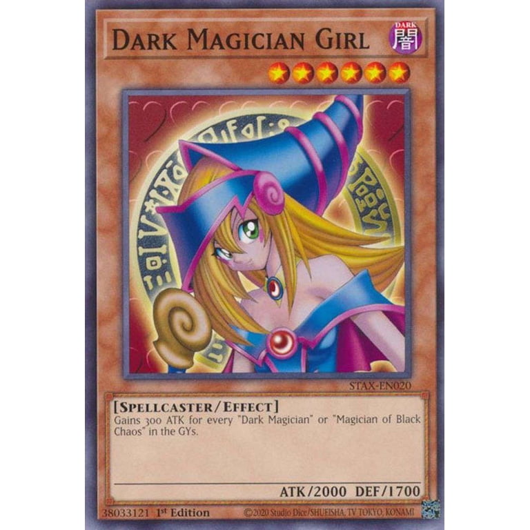 YuGiOh 2-Player Starter Set Common Dark Magician Girl STAX-EN020 -  Walmart.com