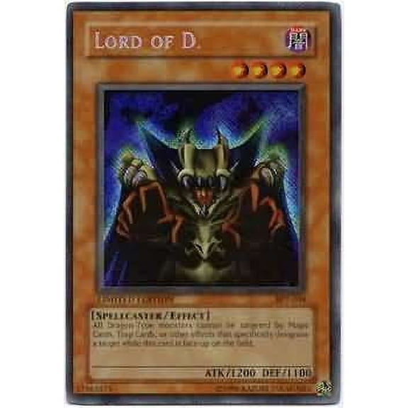 YuGiOh 2002 Collector Tin Secret Rare Lord of D. BPT-004