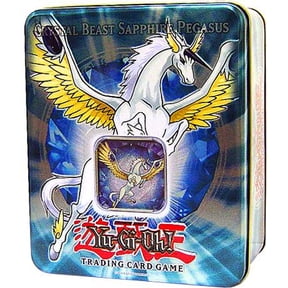 YuGiOh 2007 Collector Tin Crystal Beast Sapphire Pegasus Collector Tin