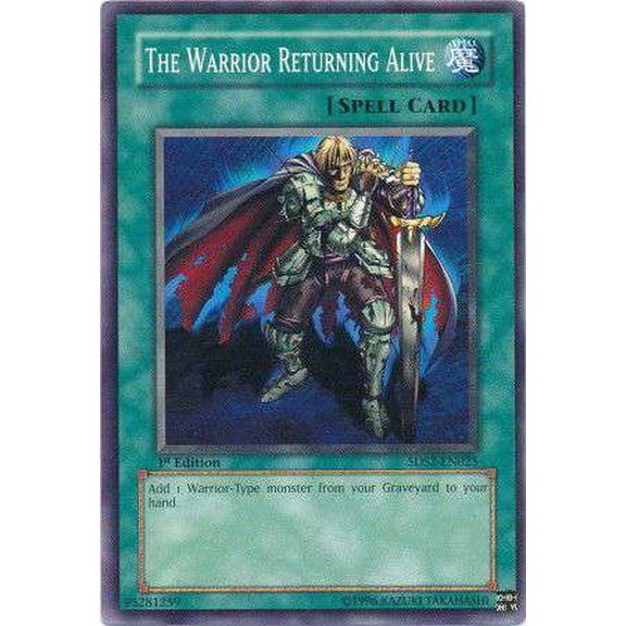 YuGiOh 2009 Starter Deck Common The Warrior Returning Alive #5DS2-EN025