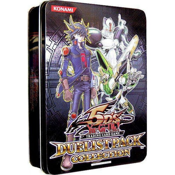 Konami Yugioh 5Ds 2011 Duelist Pack Collection Tin Frozen Fitzgerald, Underground Arachnid, Zeman The Ape King Hundred Eyes Dragon Tabletop_Game