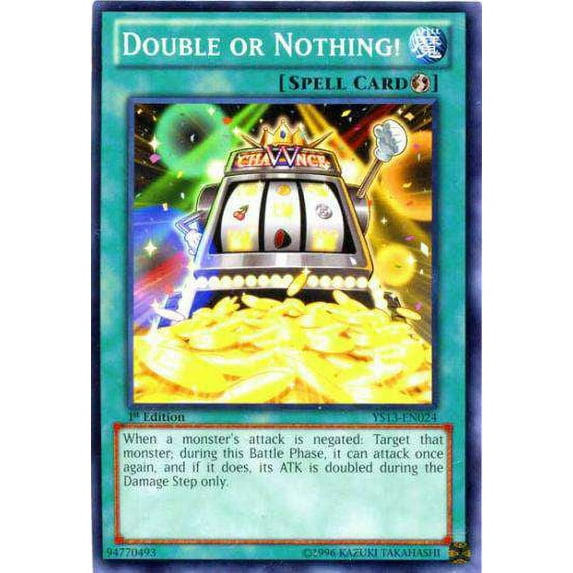 YuGiOh 2013 Super Starter: V for Victory Common Double or Nothing YS13-EN024