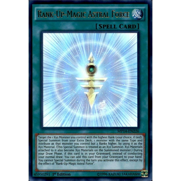 YuGiOh 2014 Mega Tin Ultra Rare Rank-Up-Magic Astral Force MP14-EN226