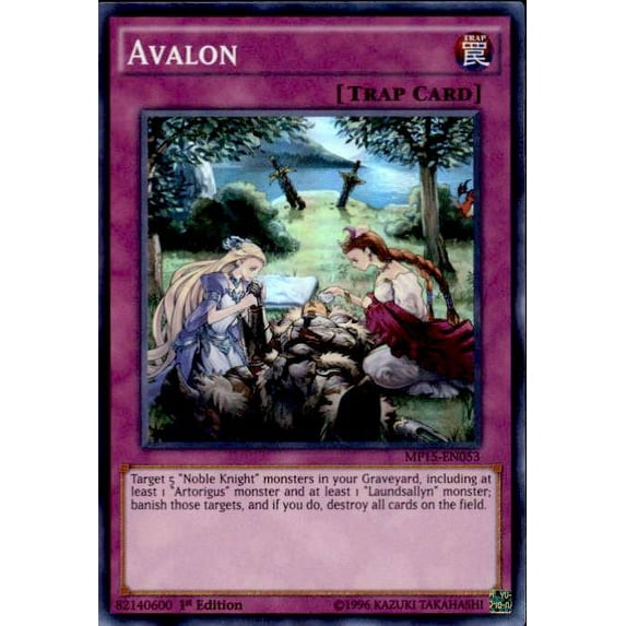 YuGiOh 2015 Mega-Tin Mega Pack Super Rare Avalon MP15-EN053