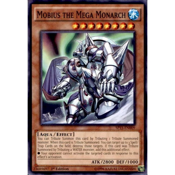 YuGiOh 2015 Star Pack ARC-V Common Mobius the Mega Monarch SP15-EN009