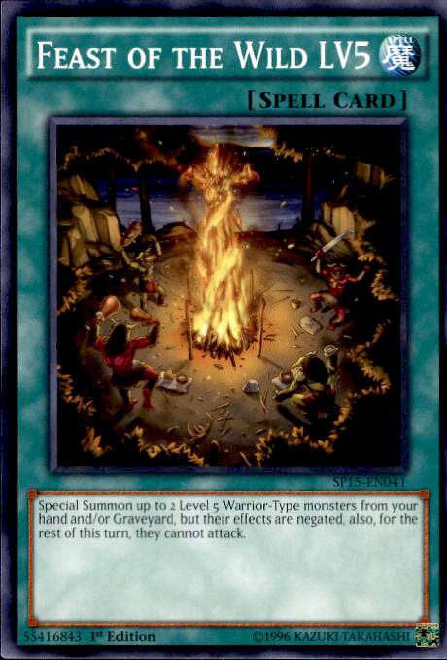 YuGiOh 2015 Star Pack ARC-V Shatterfoil Rare Feast of the Wild LV5  SP15-EN041 - Walmart.com