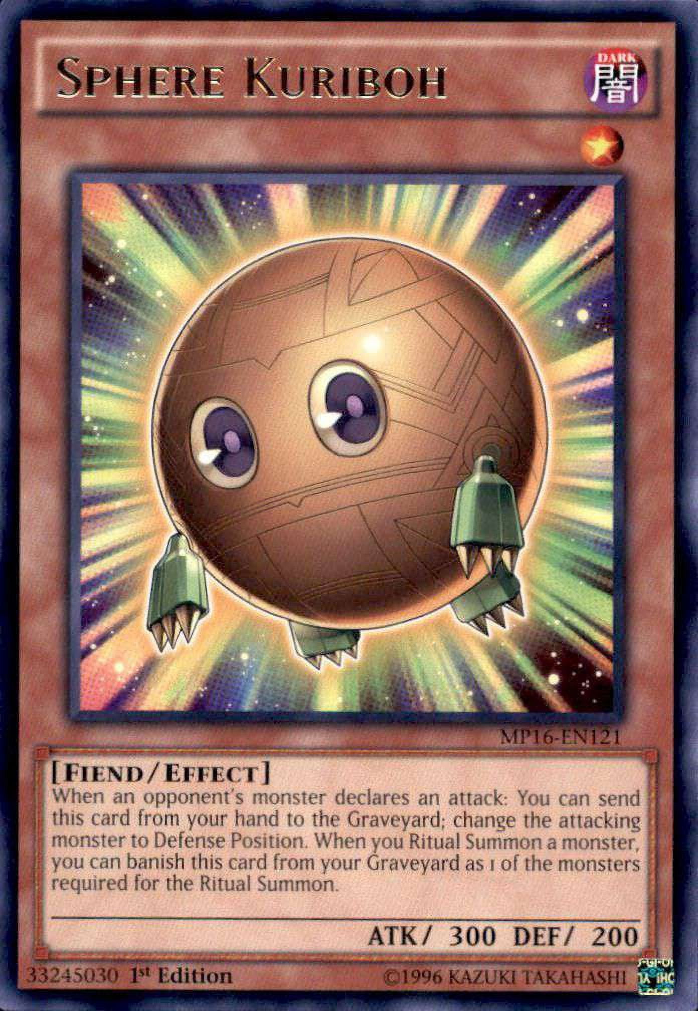 YuGiOh 2016 Mega-Tin Mega Pack Rare Sphere Kuriboh MP16-EN121 - Walmart.com