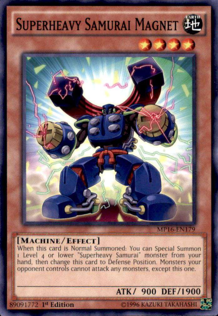 YuGiOh 2016 Mega-Tin Mega Pack Common Superheavy Samurai Magnet MP16-EN179 - Walmart.com YuGiOh 2016 Mega-Tin Mega Pack Common Superheavy Samurai Magnet MP16-EN179 - Walmart.com