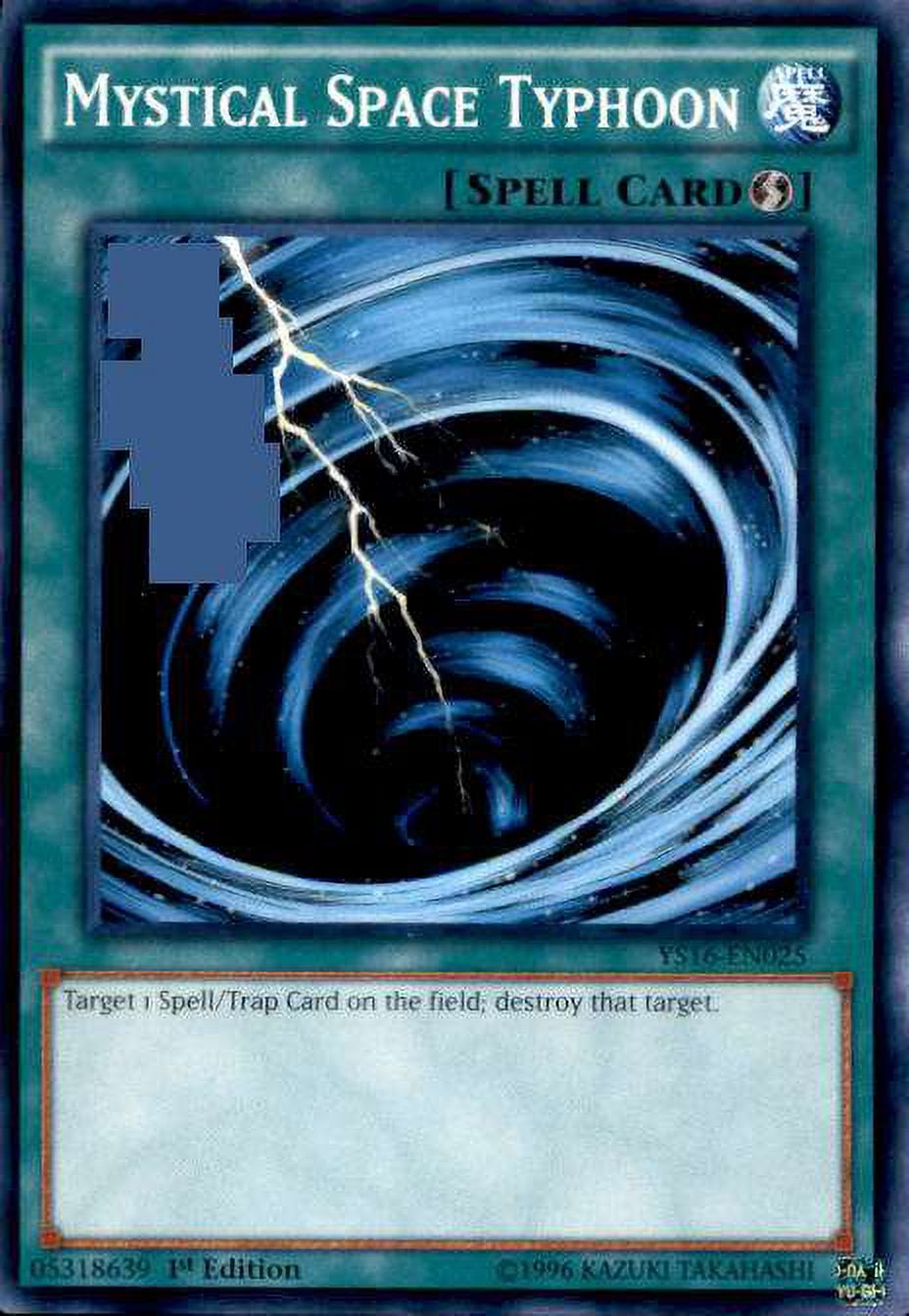 YuGiOh 2016 Starter Deck Yuya Common Mystical Space Typhoon YS16-EN025 - Walmart.com YuGiOh 2016 Starter Deck Yuya Common Mystical Space Typhoon YS16-EN025 - Walmart.com