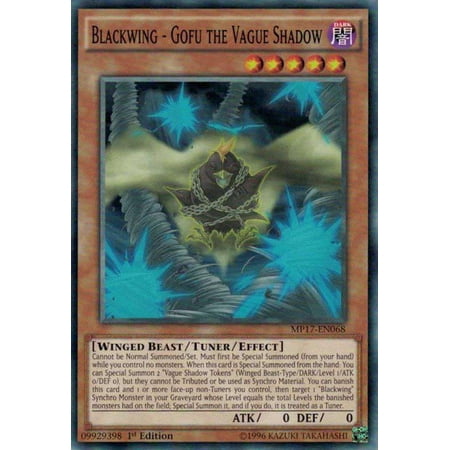 YuGiOh 2017 Mega-Tin Mega Pack Common Blackwing - Gofu the Vague Shadow MP17-EN068