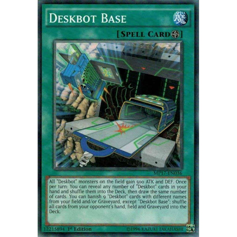 YuGiOh 2017 Mega-Tin Mega Pack Common Deskbot Base MP17-EN036 - Walmart.com
