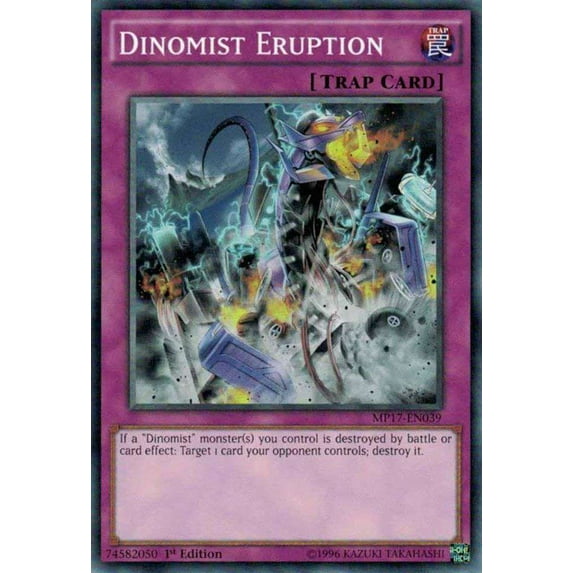 YuGiOh 2017 Mega-Tin Mega Pack Common Dinomist Eruption MP17-EN039