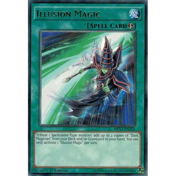 YuGiOh 2017 Mega-Tin Mega Pack Rare Illusion Magic MP17-EN101