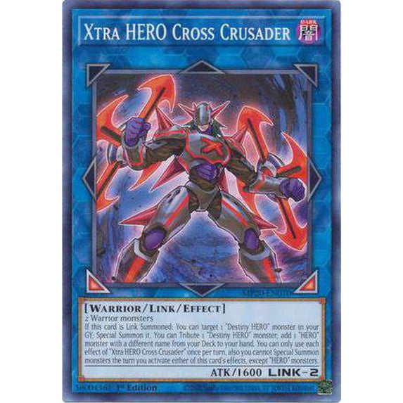 YuGiOh 2020 Tin of Lost Memories Common Xtra HERO Cross Crusader MP20-EN070