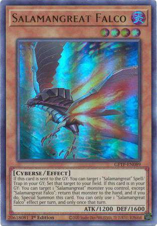 YuGiOh 2021 Ghosts From The Past Ultra Rare Salamangreat Falco GFTP-EN089 -  Walmart.com