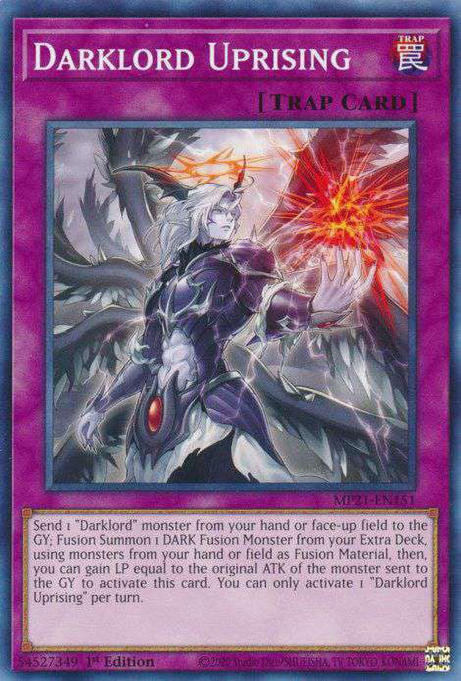 YuGiOh 2021 Tin of Ancient Battles Common Darklord Uprising MP21-EN151, image size:940x1388