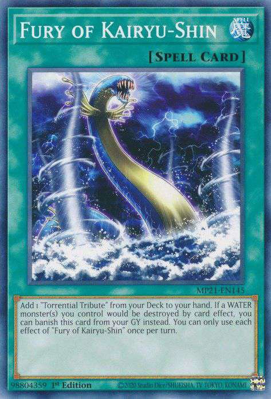 YuGiOh 2021 Tin of Ancient Battles Common Fury of Kairyu