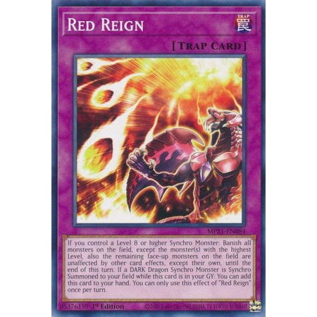 YuGiOh 2021 Tin of Ancient Battles Common Red Reign MP21-EN084