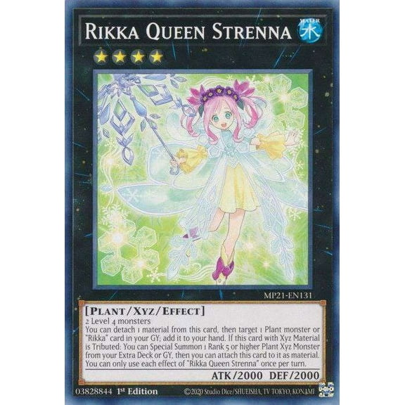 YuGiOh 2021 Tin of Ancient Battles Common Rikka Queen Strenna MP21-EN131