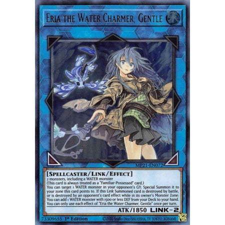 YuGiOh 2021 Tin of Ancient Battles Ultra Rare Eria the Water Charmer MP21-EN072