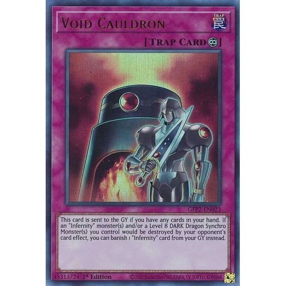 YuGiOh 2022 Ghosts From The Past 2nd Haunting Ultra Rare Void Cauldron GFP2-EN023