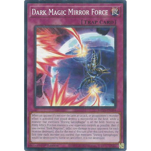 YuGiOh 2025 Mega-Pack Common Dark Magic Mirror Force MP25-EN394