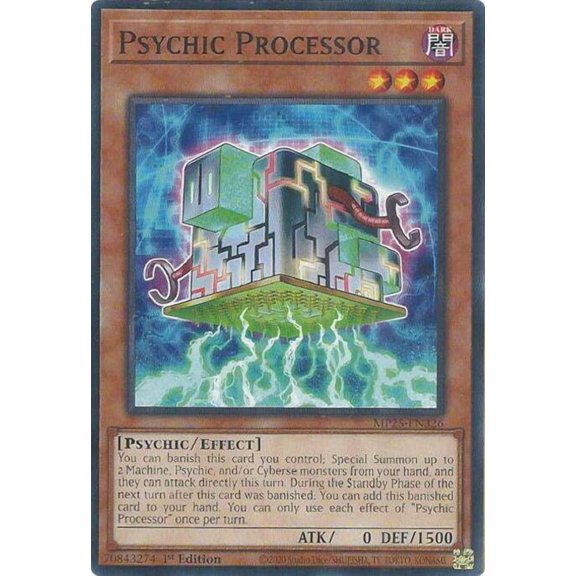 YuGiOh 2025 Mega-Pack Common Psychic Processor MP25-EN326