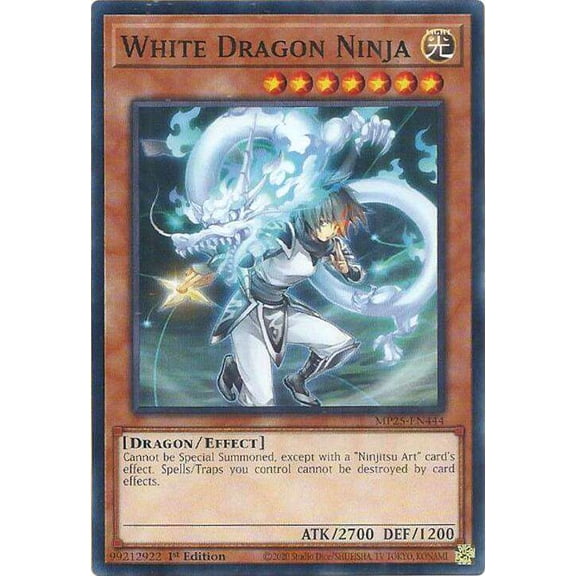 YuGiOh 2025 Mega-Pack Common White Dragon Ninja MP25-EN444