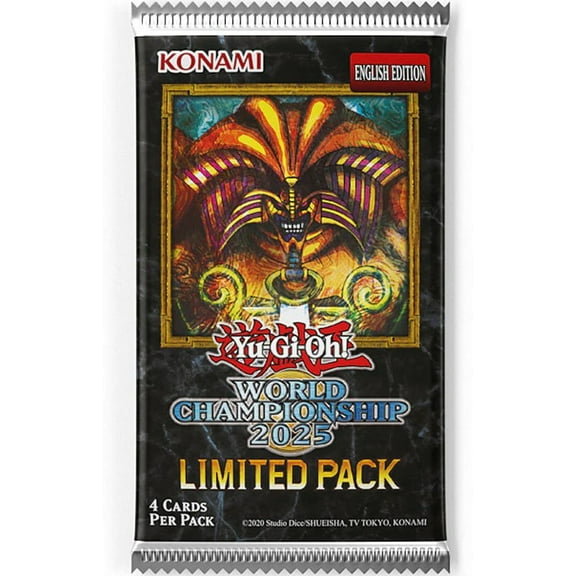 YuGiOh 2025 World Championship Limited Booster Pack (4 Cards)