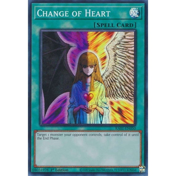 YuGiOh 25th Anniversary Rarity Collection Ultra Rare Change of Heart ...