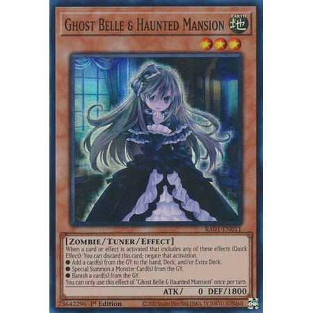 YuGiOh 25th Anniversary Rarity Collection Ultra Rare Ghost Belle & Haunted Mansion RA01-EN011