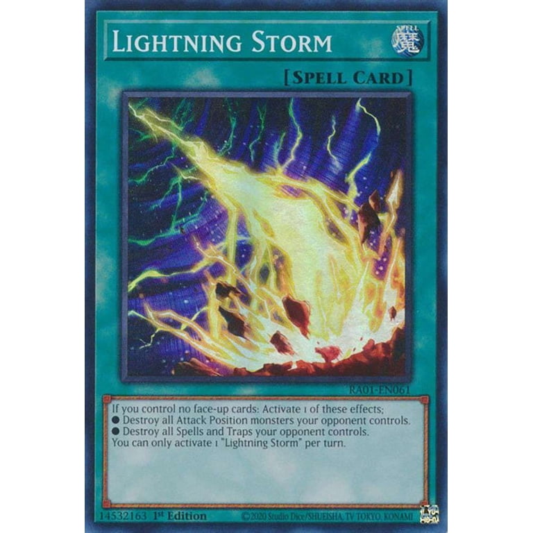 YuGiOh 25th Anniversary Rarity Collection Ultra Rare Lightning Storm RA01-EN061 - Walmart.com YuGiOh 25th Anniversary Rarity Collection Ultra Rare Lightning Storm RA01-EN061 - Walmart.com
