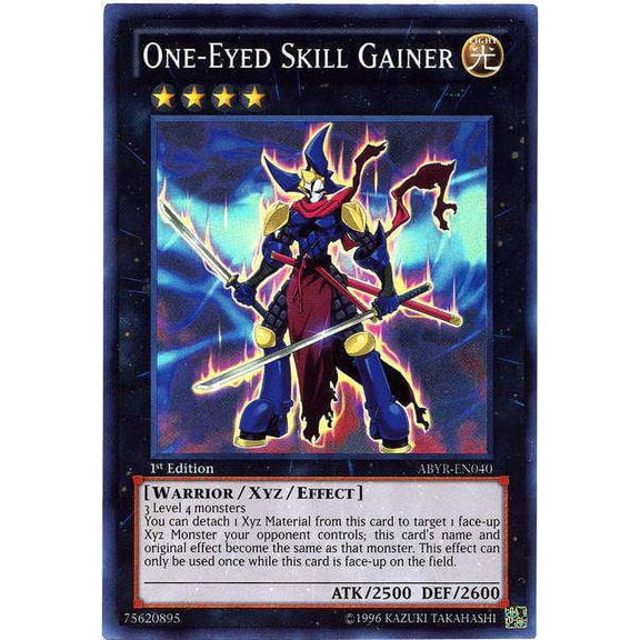 YuGiOh Abyss Rising Super Rare One-Eyed Skill Gainer ABYR-EN040