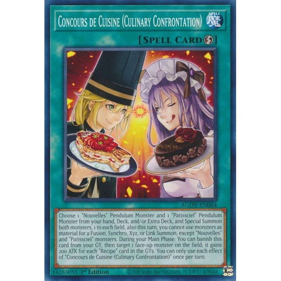 YuGiOh Age of Overlord Common Concours de Cuisine (Culinary Confrontation) AGOV-EN064