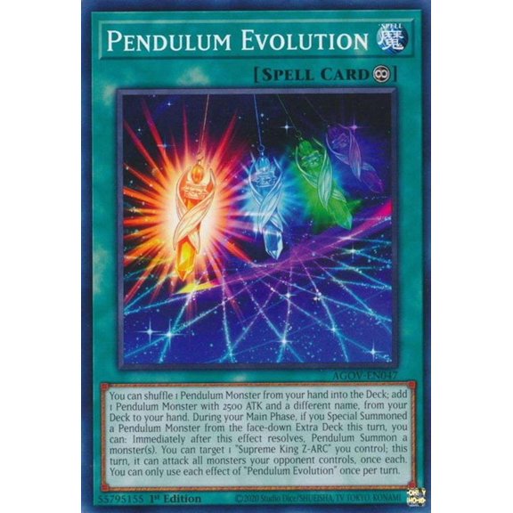 YuGiOh Age of Overlord Common Pendulum Evolution AGOV-EN047