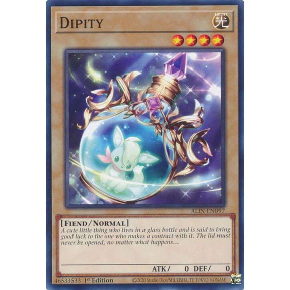 YuGiOh Alliance Insight Common / Short Print Dipity ALIN-EN097