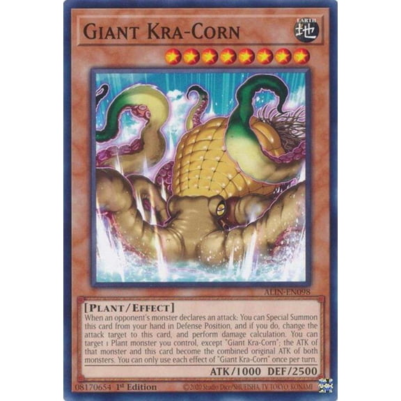 YuGiOh Alliance Insight Common / Short Print Giant Kra-Corn ALIN-EN098