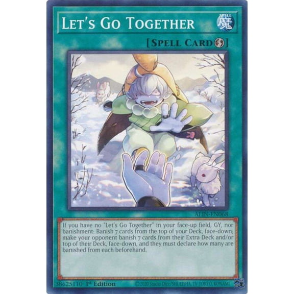 YuGiOh Alliance Insight Common / Short Print Let's Go Together ALIN-EN068